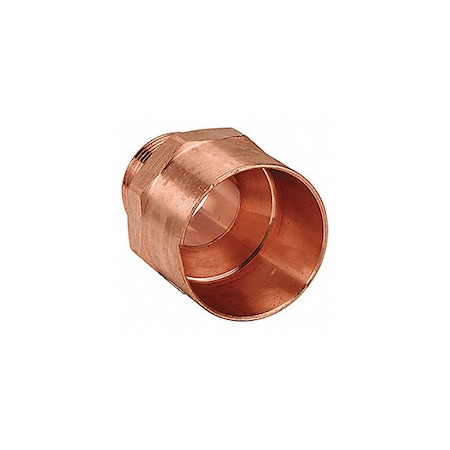 Thrifco Plumbing 1/2 Inch Copper X 3/4 Inch MIP Male Adapter 5436105